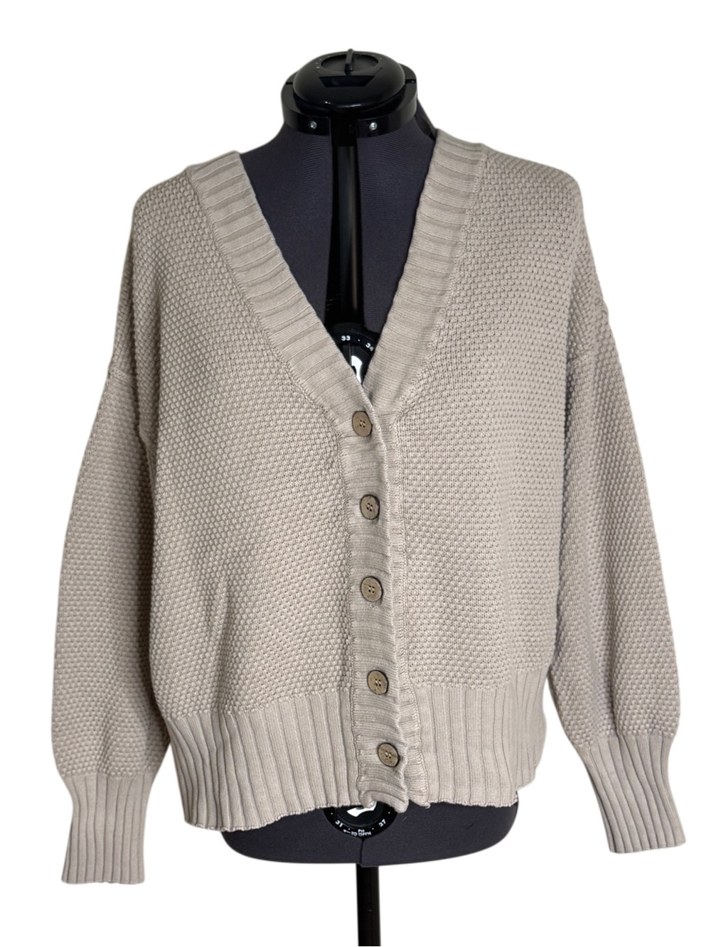 Free People FP Beach 100% cotton Hailee Knit Cardigan Sweater